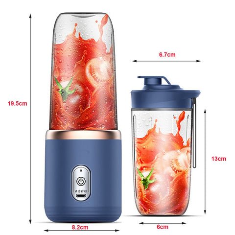 Mini Liquidificador Portátil Recarregável + Jarra 16 Mini Liquidificador Portátil Recarregável + Jarra