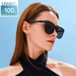 Óculos de Sol Polarizado Dobrável Vintage Fosco com Proteção UV400