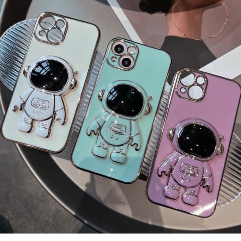 Capinha de Iphone Com Suporte Oculto Astronauta 6D e Proteção Câmera 13 Capinha de Iphone Atronauta Com Proteção Câmera