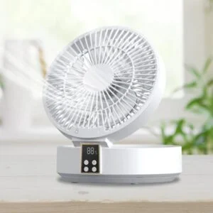 Ventilador Silencioso Recarregável Com Controle Remoto 360° Graus