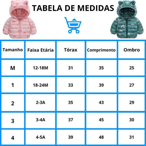 Jaqueta Infantil Com Desenhos Animados Feminina Masculina 12
