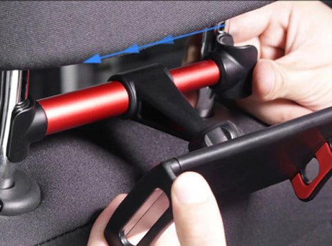 Suporte Veicular Para Encosto Traseiro 360° Compatível Com Celular e Tablet De Até 11 Polegadas 10 Fácil de instalar o Suporte Veicular Para Encosto Traseiro 360° Compatível Com Celular e Tablet De Até 11 Polegadas