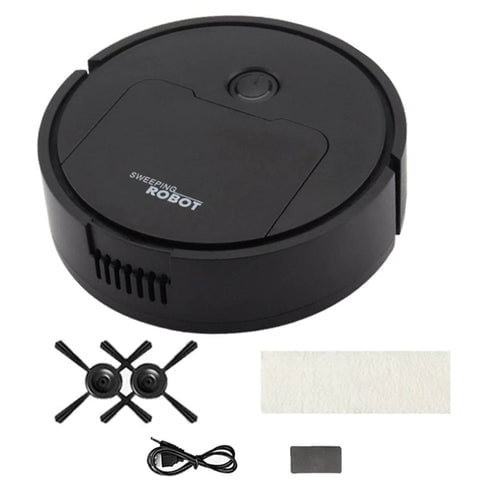 Robô De Limpeza Aspirador Inteligente Bivolt Com Filtro - Preto 12 Características do Robô De Limpeza Aspirador