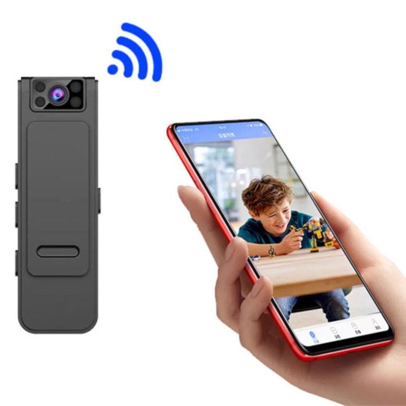 Mini Câmera Wi-Fi Gravadora 1080p Full HD Com Redução De Ruídos + Micro SD 64GB