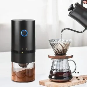 Moedor De Café Elétrico Portátil Carregador USB