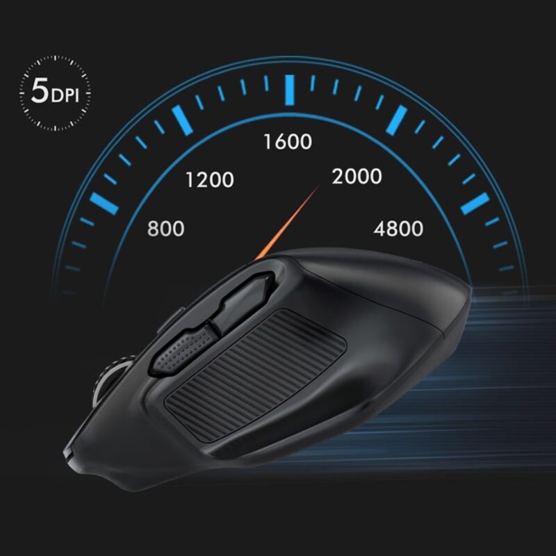 Mouse Gamer Sem Fio De Maior Estabilidade Para Jogar 4800 DPI 5 Níveis