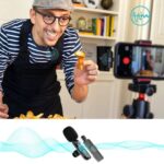 Microfone Profissional De Lapela Sem Fio Para Celular