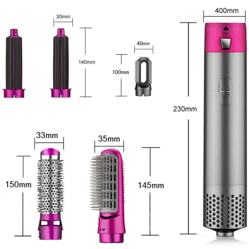 Escova Secadora Modeladora - Air Styler™ 5 em 1