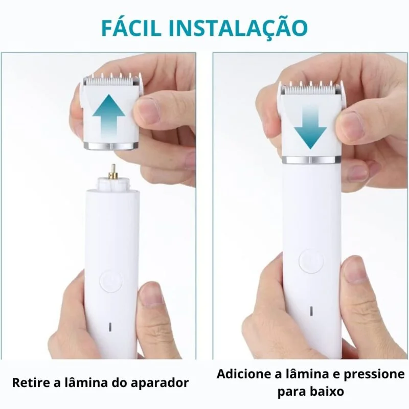 Aparador De Pelos Recarregável 4 Em 1 Para PET – Mewoofun