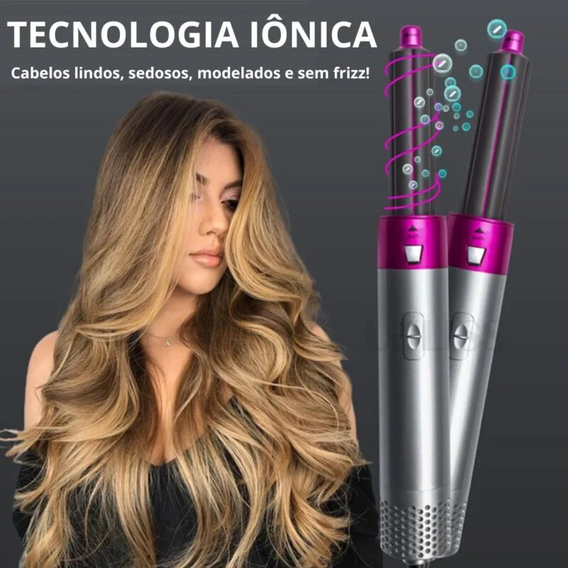 Escova Secadora Modeladora - Air Styler™ 5 em 1