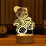 Luminária de Mesa Decorativa 3D