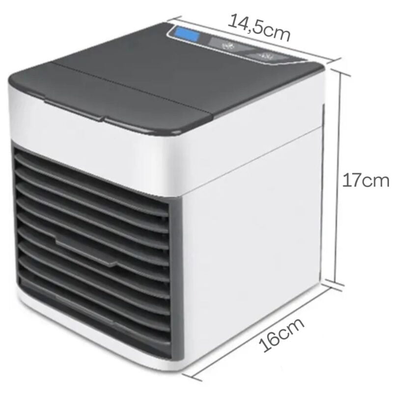 Mini Ar Condicionado Climatizador Luz Led Portátil Arctic Air Cooler Umidificador
