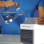 Mini Ar Condicionado Climatizador Luz Led Portátil Arctic Air Cooler Umidificador