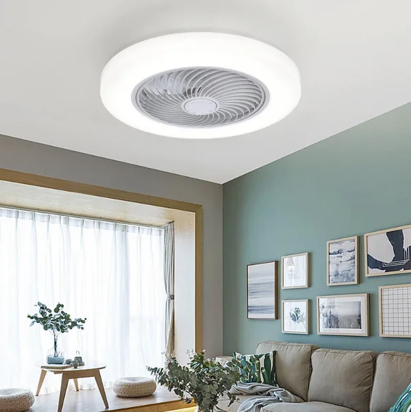 Ventilador de Teto Com Luz LED Ultra Potente Integrada ShineFan 2 em 1