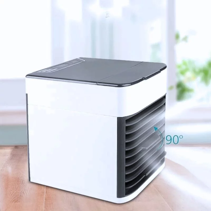 Mini Ar Condicionado Climatizador Luz Led Portátil Arctic Air Cooler Umidificador