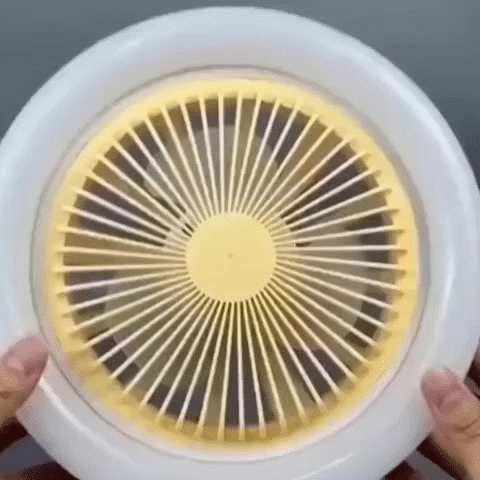 Ventilador de Teto Com Luz LED Ultra Potente Integrada ShineFan 2 em 1 19