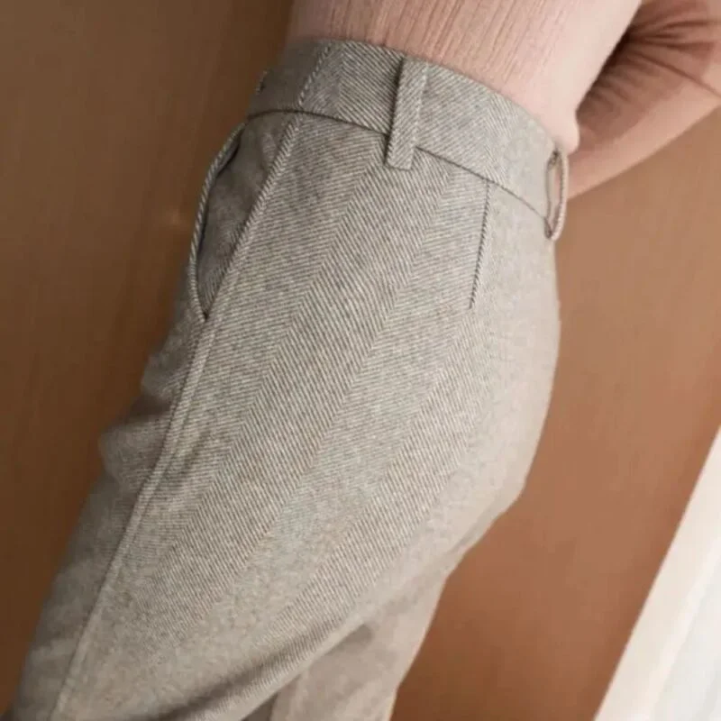 Calça Lápis Ravena Cintura Alta Feminina