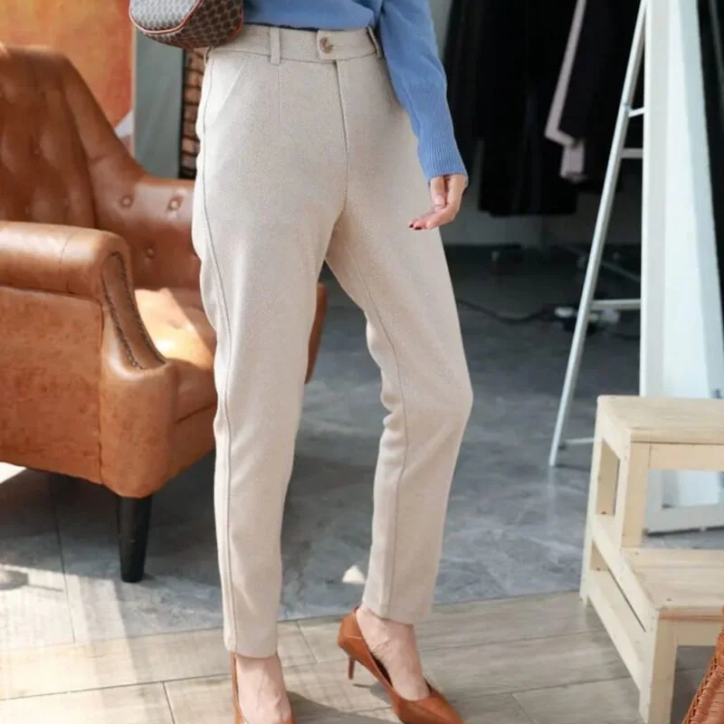 Calça Lápis Ravena Cintura Alta Feminina