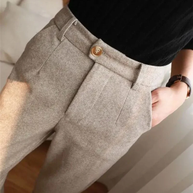 Calça Lápis Ravena Cintura Alta Feminina