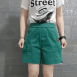 Shorts Clarisse™ em Sarja com Cintura Elástica e Caimento Soltinho / Elegância e Frescor para o Verão (Compre 2 Leve 3)
