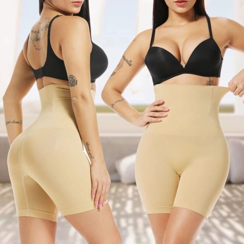 Short Modelador Feminino Slim Cintura Perfeita Ajustável Não Enrola (Compre 1 Leve 2) - Imagem 7