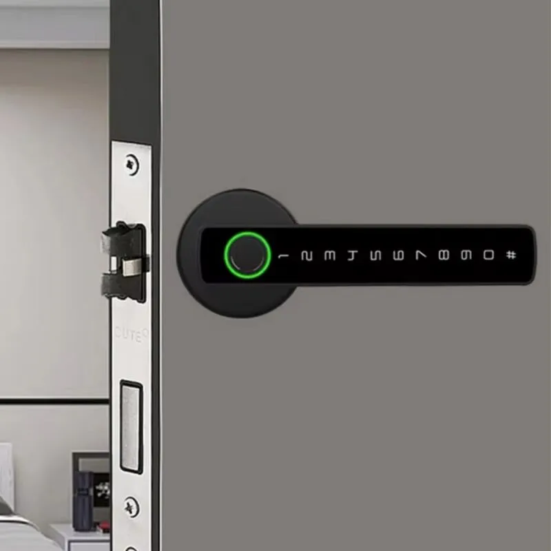 Fechadura Digital Inteligente Com Impressão Digital e Teclado - Smart Lock