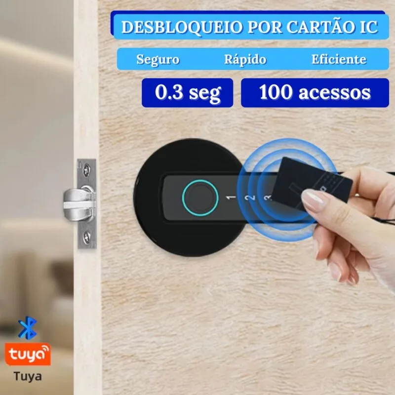 Fechadura Digital Inteligente Com Impressão Digital e Teclado - Smart Lock - Image 8