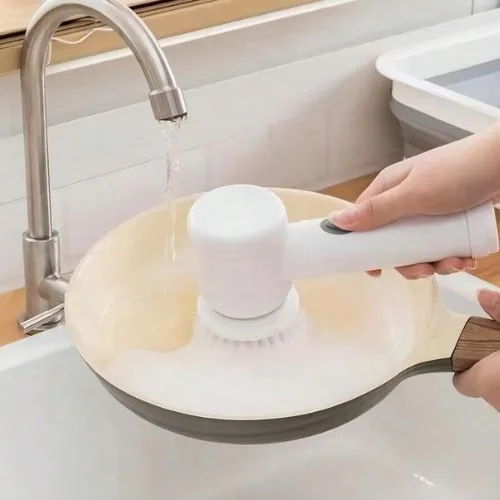 Escova De Limpeza Elétrica Multifuncional Limpa Tudo LOJAS CENTERS