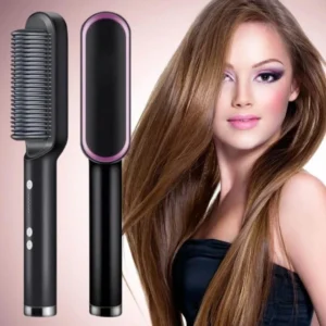 Escova Alisadora Bivolt 5 em 1 - Alisa, Hidrata, Modela, Alinha e Anti-Frizz Lojas Centers