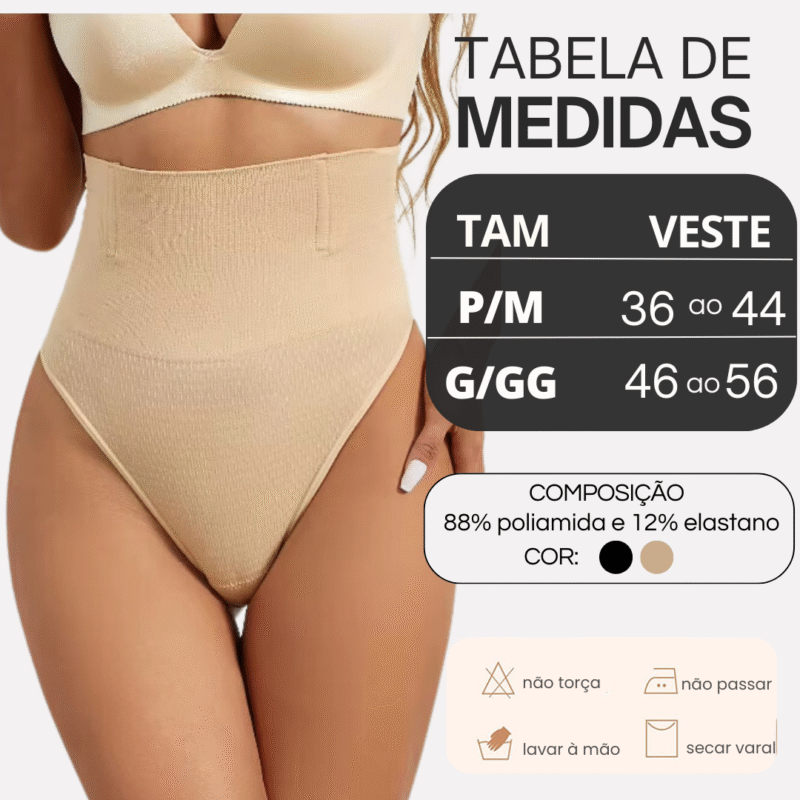 Calcinha Modeladora Cintura Perfeita Não Enrola (Compre 1 Leve 3) - Imagem 5